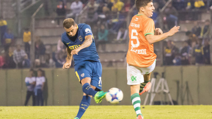Futbol Boca vs Banfield partido amistoso en Salta Estadio Martearena