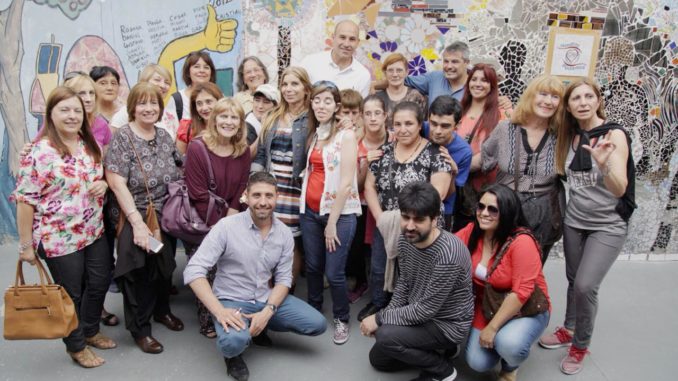 MOLINA PARTICIPÓ DE LA INAUGURACIÓN DE UN MURAL QUE HICIERON LOS CHICOS DE “NOSOTROS PODEMOS” (1)