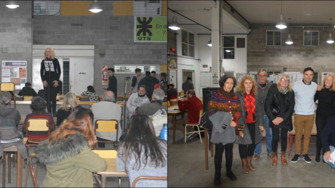 Autoridades y artistas compartieron el espacio cultural en el Campus Villa Domínico