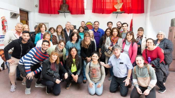 Luis Otero y docentes