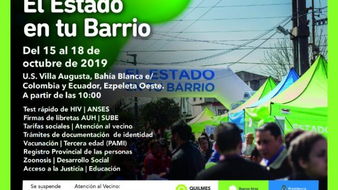 El Estado en tu barrio