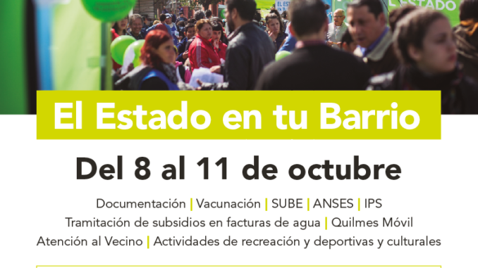 El Estado en tu barrio