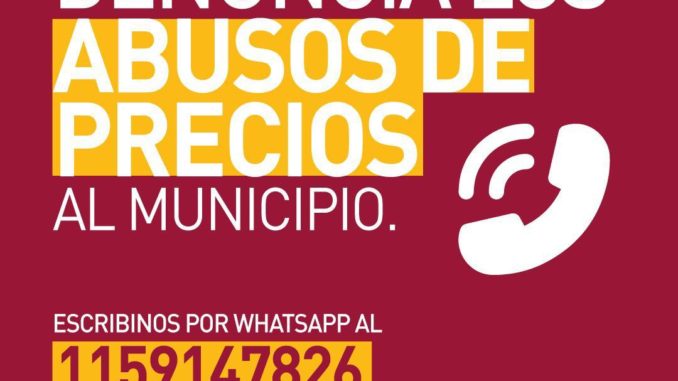 EL MUNICIPIO DE LANÚS TRABAJA EN EL CONTROL DE PRECIOS DE PRODUCTOS ESENCIALES 2020-03-30