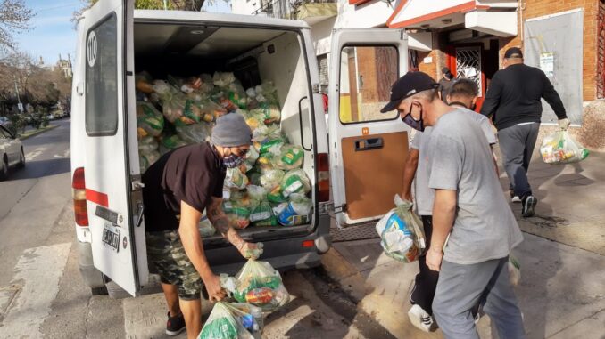 Donación Raízen -camioneta bolsones