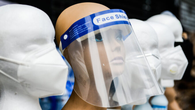 pantalla facial