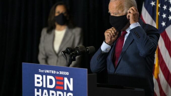 biden mascara