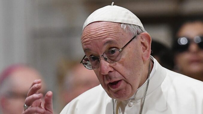 papa francisco incencios