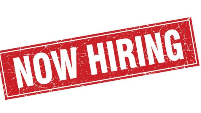 now hiring