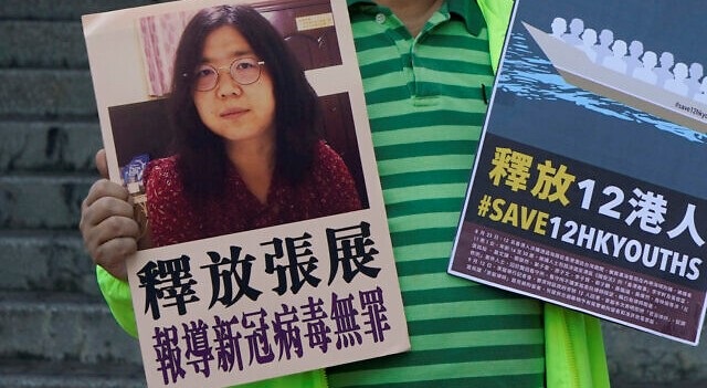 Hong Kong China Detained