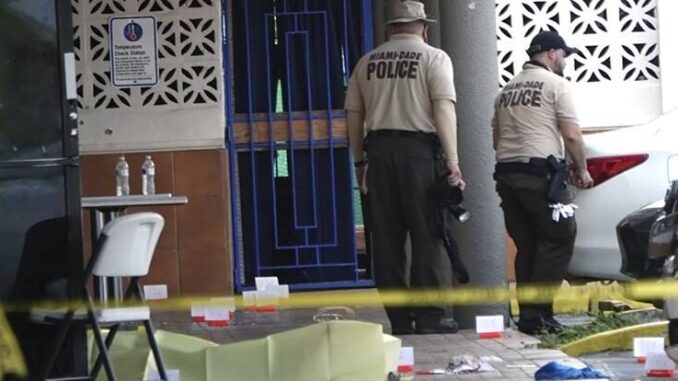 balacera en Miami