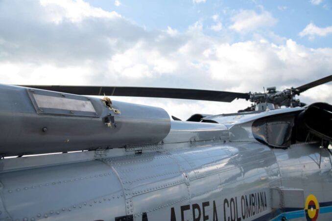 Colombia: Ataque a tiros al helicóptero presidencial en el que viajaba el primer mandatario Iván Duque