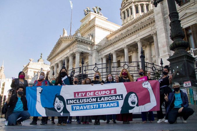 Argentina despega: El 24 de Junio el Senado podría convertir en ley el cupo laboral travesti trans