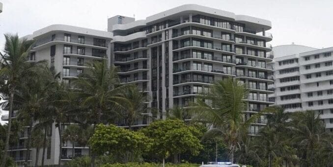 Muchos residentes de edificio gemelo en Miami optaron por quedarse en sus departamentos  
