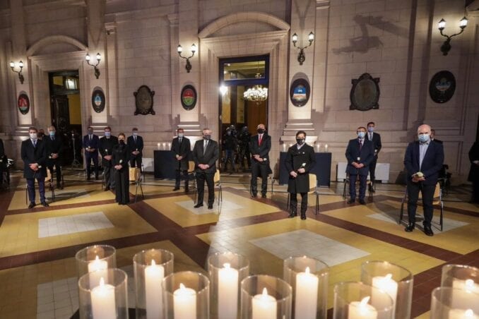 Sin Cristina Kirchner y por cadena nacional: Acto homenaje de Alberto Fernández a muertos por COVID