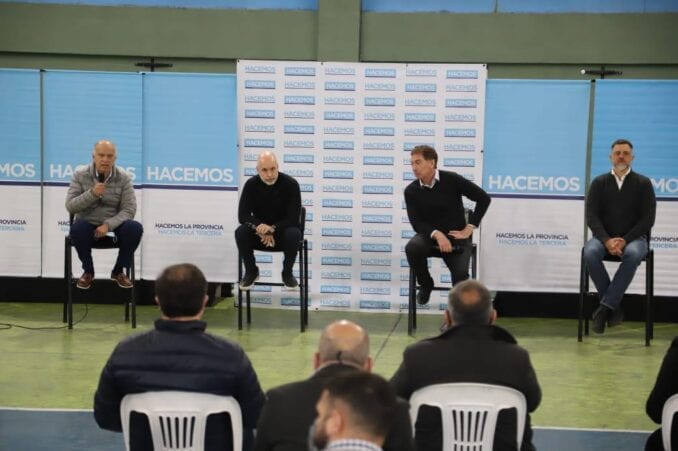 Larreta y Santilli cerraron el plenario de "Hacemos" en Avellaneda