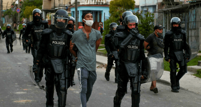 arrestos cuba