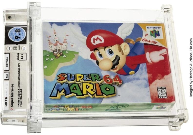Un juego sin abrir de Super Mario 64 de 1996 se vendió en una subasta por $ 1.56 millones 