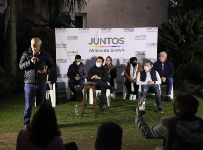 Grindetti en Alte Brown: " Nosotros estamos juntos porque compartimos ideas y valores, ellos están amontonados porque solo quieren poder"