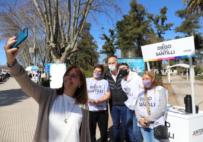 Grindetti en San Vicente: "No hay que ponerle palos en la rueda a los comerciantes, hay que facilitar la inversión y la generación de empleo"