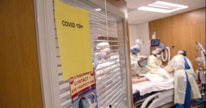 EEUU reporta el número más alto de hospitalizados por COVID de los últimos siete meses