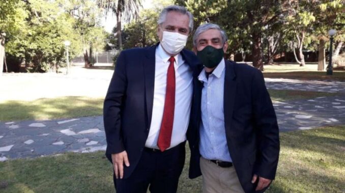alberto fernandez y el diputado José Luis Martiarena