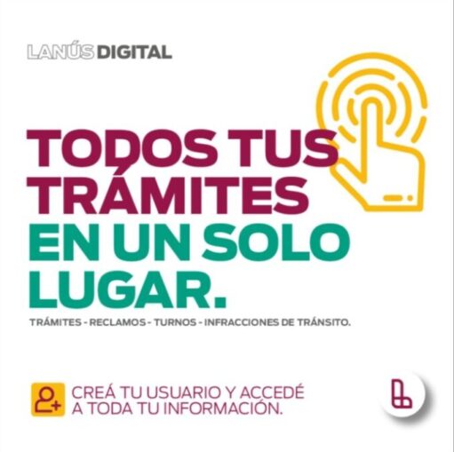 El municipio de Lanús lanzó su nueva plataforma de trámites digitales