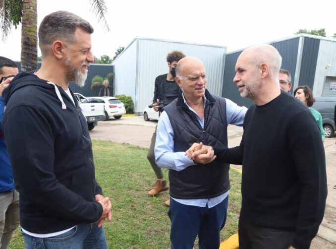 Canning: Grindetti y Larreta se reunieron con empresarios del parque industrial