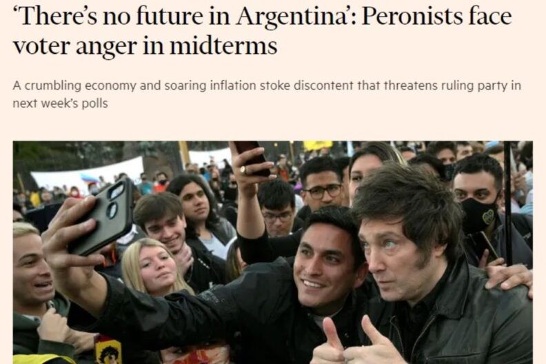 Alarmante análisis del diario británico Financial Times: "No hay futuro en la Argentina"
