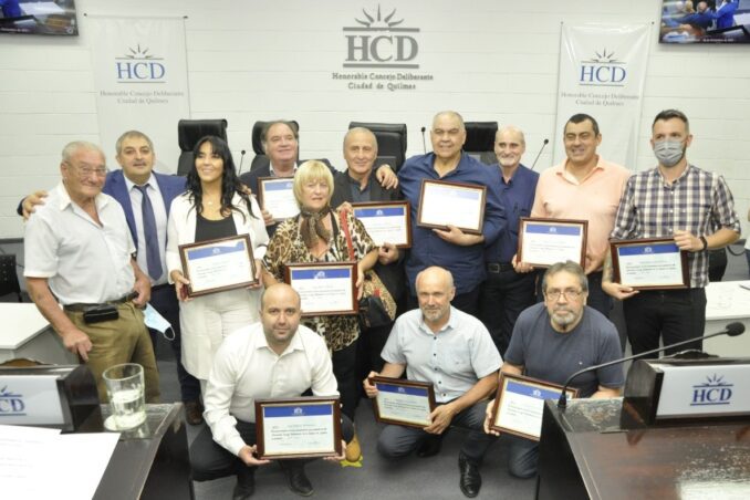 Quilmes: Se homenajearon a ex presidentes del Honorable Concejo Deliberante
