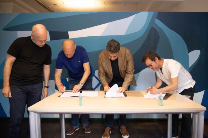 Grindetti y Larreta firmaron un convenio para crear el Centro Cultural Metropolitano