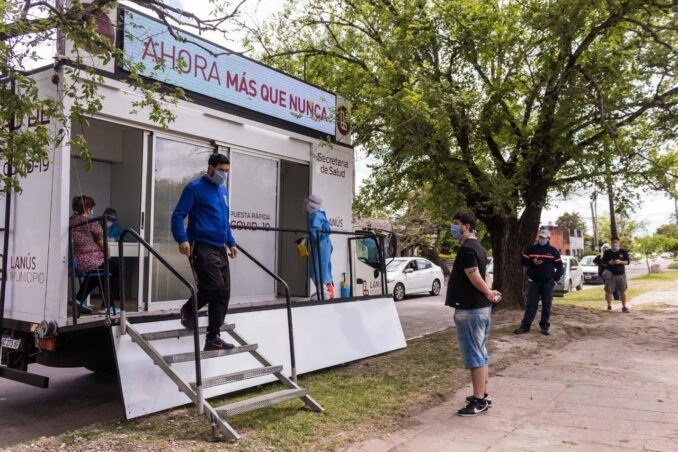 Habrá guardias para testeos de COVID-19 durante fin de año en Valentín Alsina y Monte Chingolo