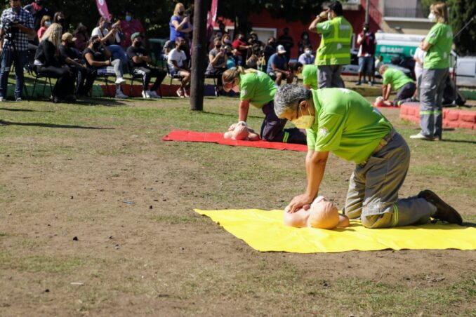 RCP: Lanús continúa con las capacitaciones en primeros auxilios