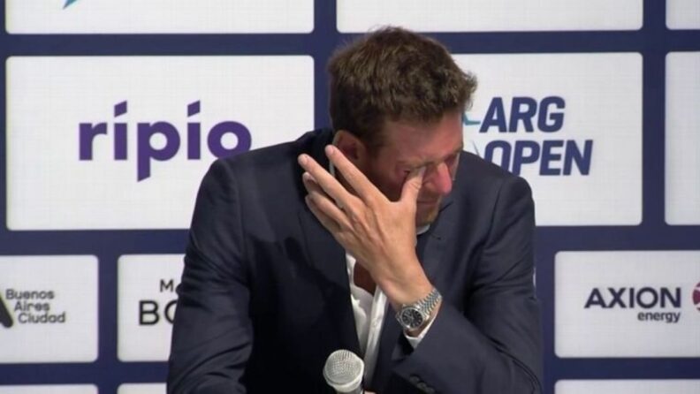 Emocionado y entre lágrimas Del Potro comienza su despedida del tenis: los últimos pasos de un jugador extraordinario