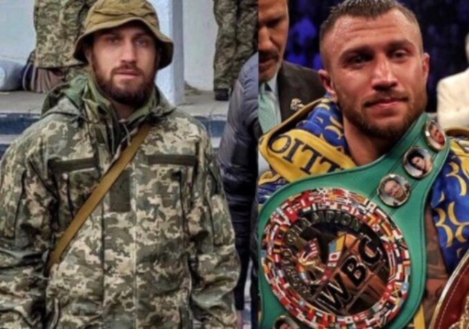El campeón del mundo de boxeo, Vasyl Lomachenko, se unió al ejército de Ucrania para luchar en la guerra contra Rusia