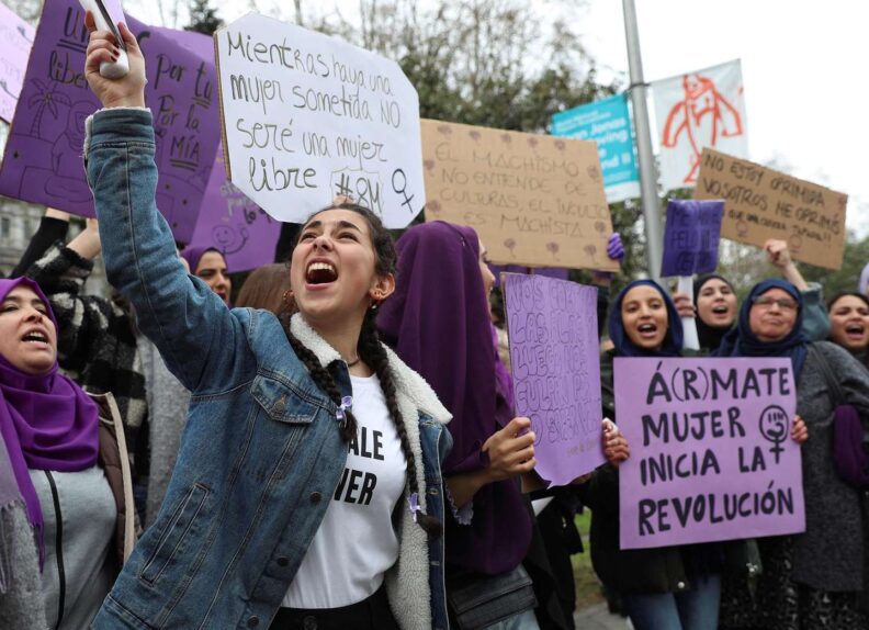 El colectivo “Ni Una Menos” convocó a un paro feminista internacional y a una movilización al Congreso Nacional