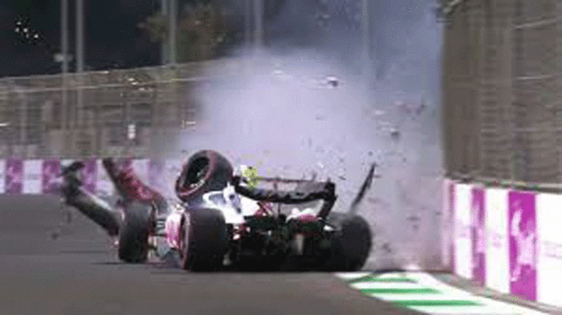 Fórmula 1: Mick Schumacher sufrió un grave accidente en las clasificaciones del Gran Premio de Arabia Saudita