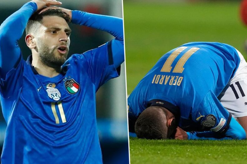 Una noticia que sacude al deporte: Italia quedó fuera de Qatar 2022