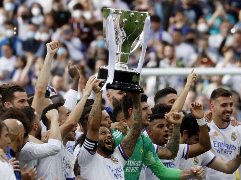 Real Madrid se consagró campeón de la Liga de España: goleó al Espanyol de Barcelona