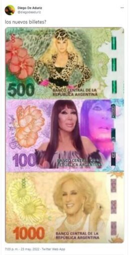 Del lifting de San Martín a Los Pimpinela: los memes sobre las imágenes de los nuevos billetes