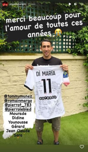 Ángel Di María se despidió del PSG y su futuro estaría en Italia: “Gracias por todos estos años”