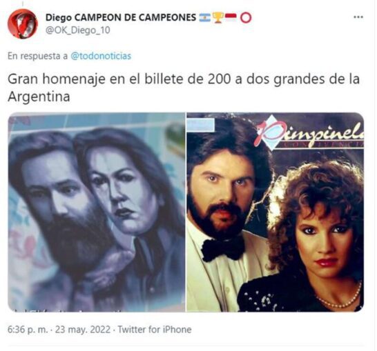 Del lifting de San Martín a Los Pimpinela: los memes sobre las imágenes de los nuevos billetes