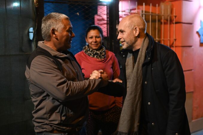 Rodríguez Larreta recorrió Benavidez y Villa Garrote en Tigre