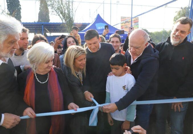 Se  inauguró el Centro Recreativo y Deportivo del Parque Piñeiro en Lanús