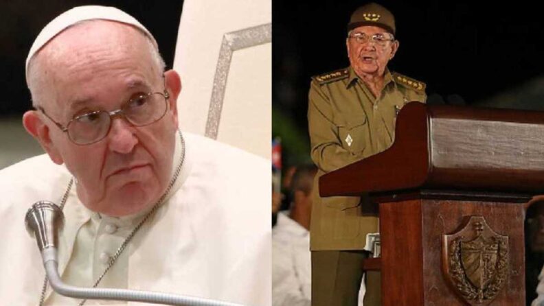 Papa Francisco: “Lo confieso, con Raúl Castro tengo una relación humana”