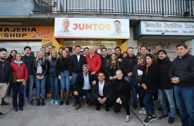 Recorriendo el conurbano: Grindetti inauguró local partidario del PRO en Florencio Varela