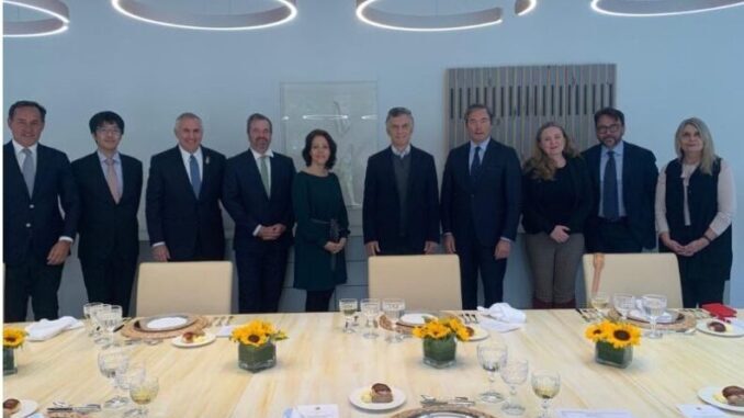 almuerzo macri con embajadores