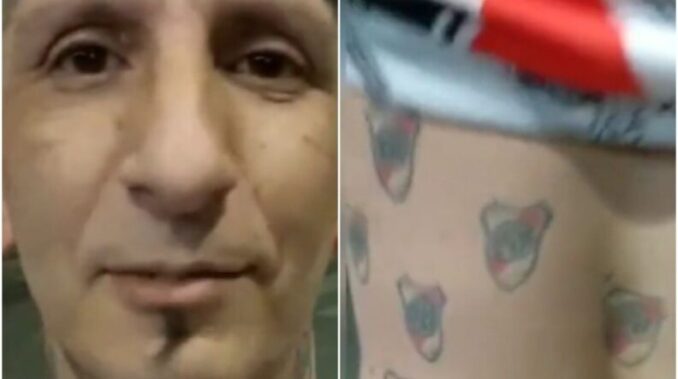 Un hincha de River se tatuó 257 veces el escudo millonario que decidió inmortalizar en su cuerpo