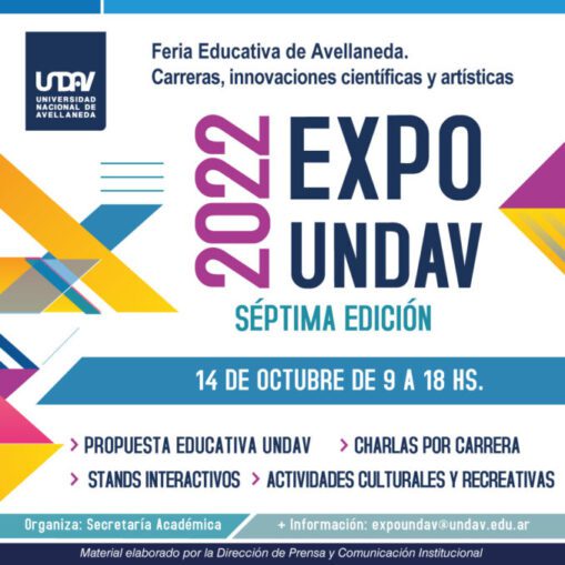 Llega Expo UNDAV 2022: la feria educativa que estabas esperando   