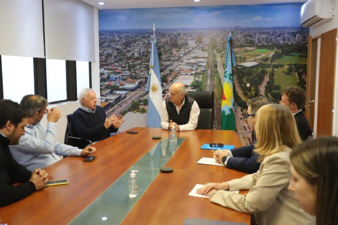 Grindetti recibió a las autoridades del Programa de las Naciones Unidas para el Desarrollo