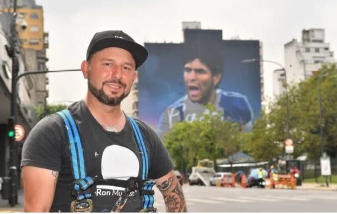 Maradona tendrá el mural más grande del mundo en CABA